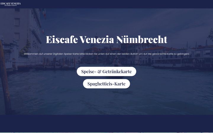 Skjámynd af eiscafe-venezia-nuembrecht.de