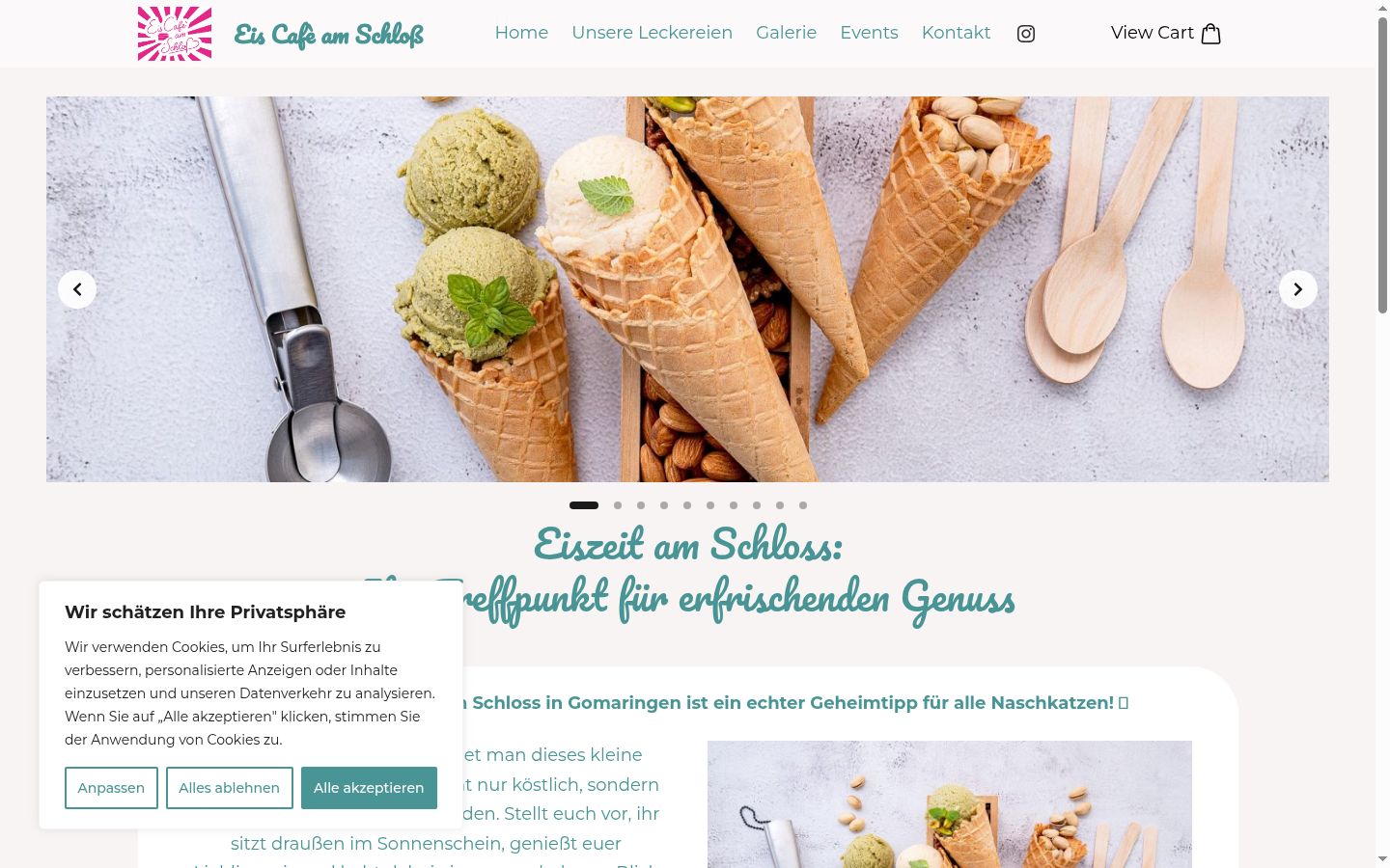 Screenshot van de toestemmingsbanner zoals getoond vóór enige interactie