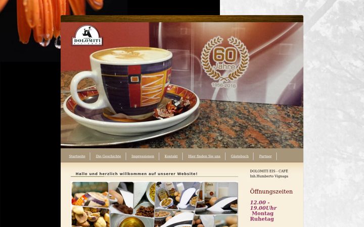 Skjámynd af eiscafedolomiti-badnauheim.de