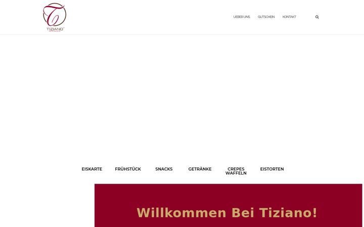 Ekraanipilt saidist eiscafetiziano.com