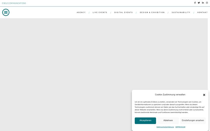 Screenshot van eisele-communications.de