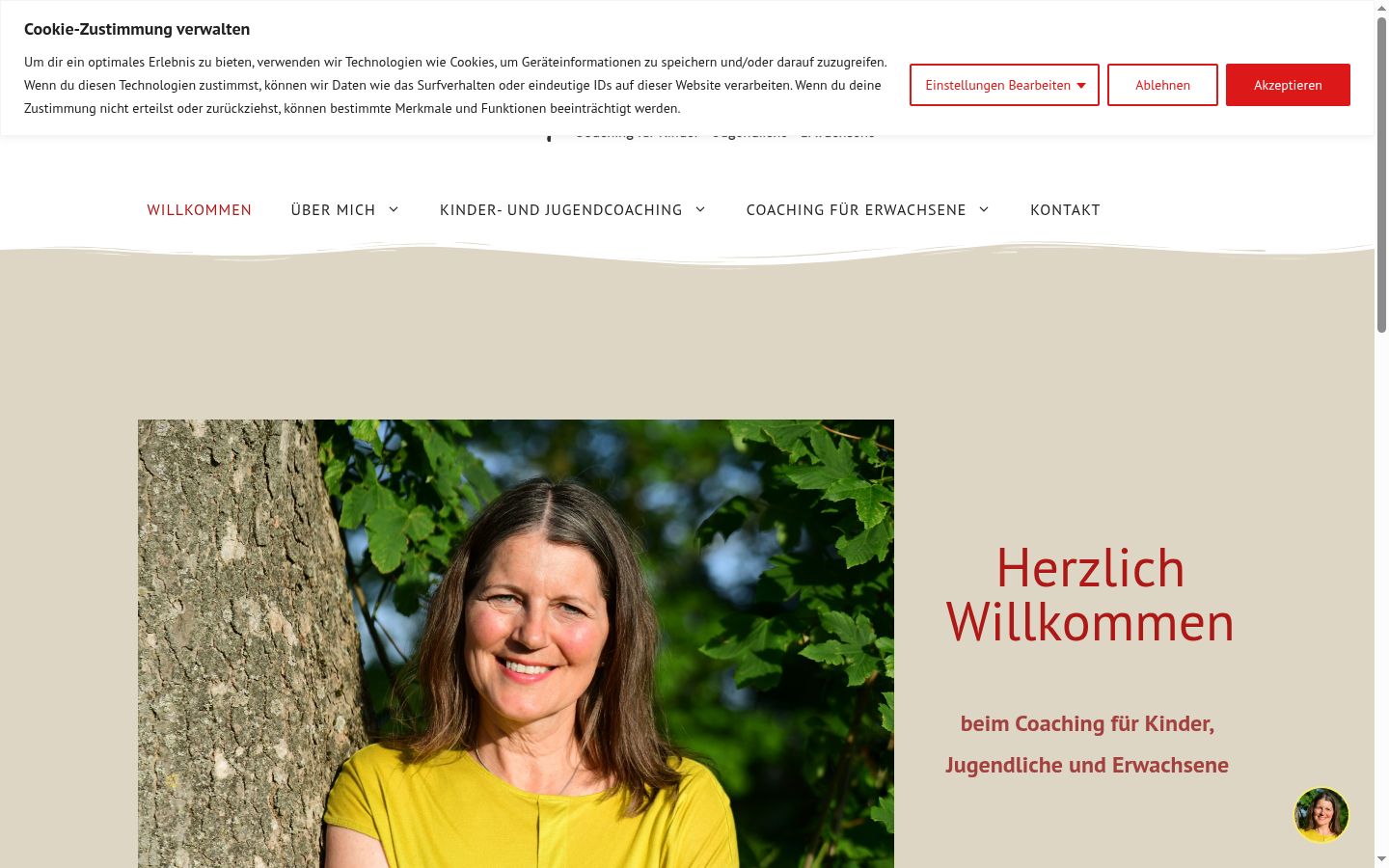 Screenshot van de toestemmingsbanner zoals getoond vóór enige interactie