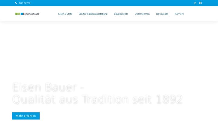 Snimka zaslona za eisen-bauer.de