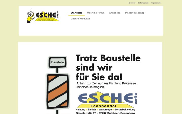 Snimka zaslona za eisen-esche.de