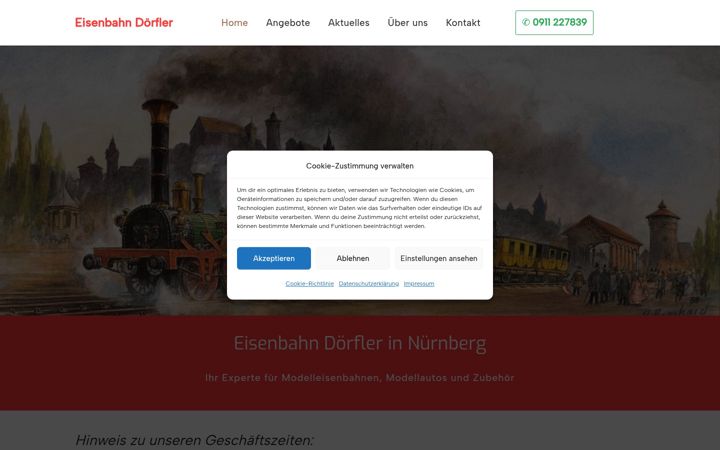 Screenshot van eisenbahn-doerfler.de