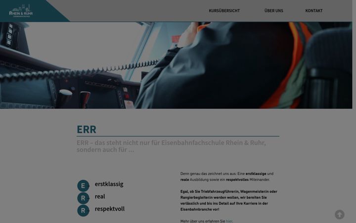 Screenshot van eisenbahnfachschule-rhein-ruhr.de