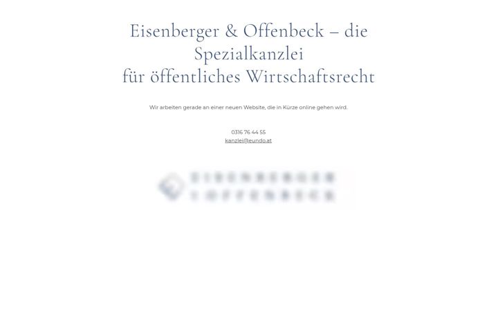 Snímek obrazovky eisenberger-offenbeck.at