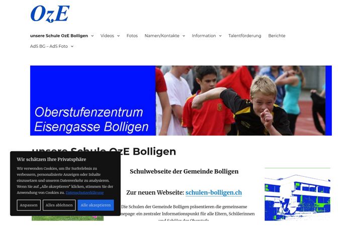 Screenshot von eisengasse.ch