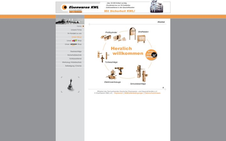 Screenshot ta' eisenwaren-kwl.de