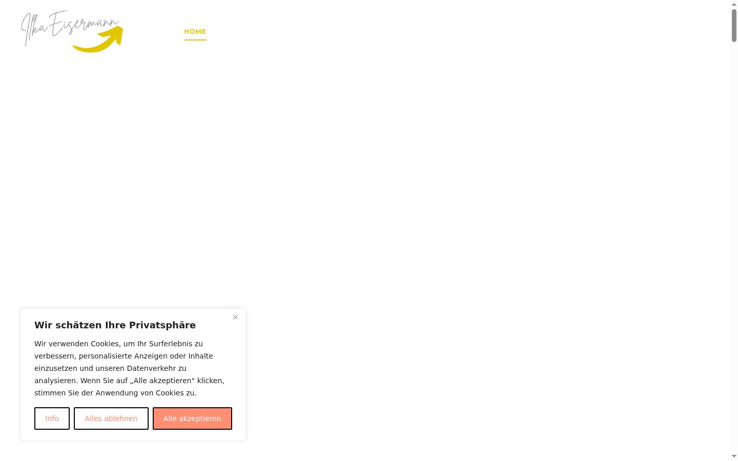 Screenshot tal-banner tal-kunsens muri qabel kwalunkwe interazzjoni