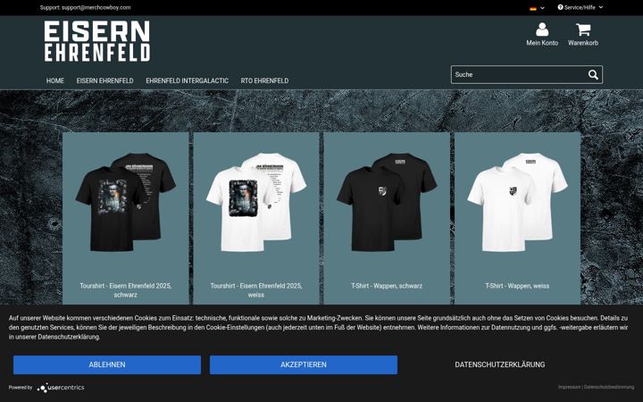 Screenshot ta' eisernehrenfeld-shop.de
