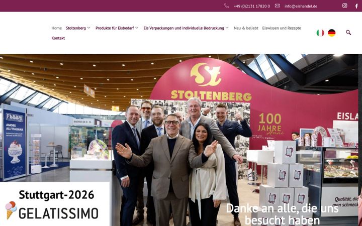 Screenshot ta' eishandel.de