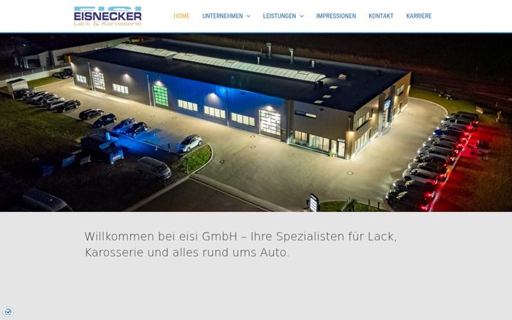 Screenshot ta' eisi-gmbh.de