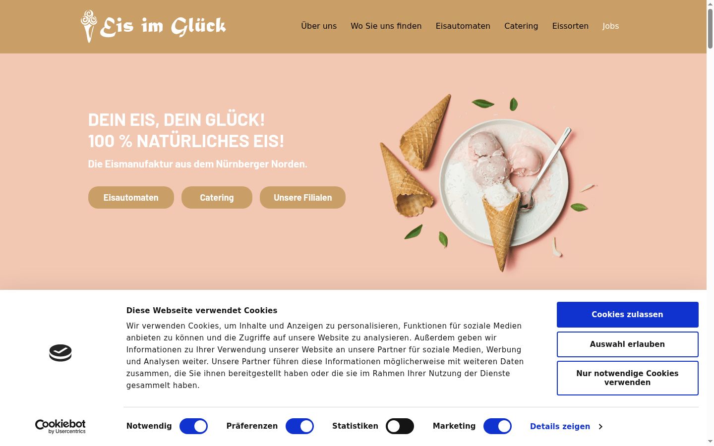 Screenshot tal-banner tal-kunsens muri qabel kwalunkwe interazzjoni
