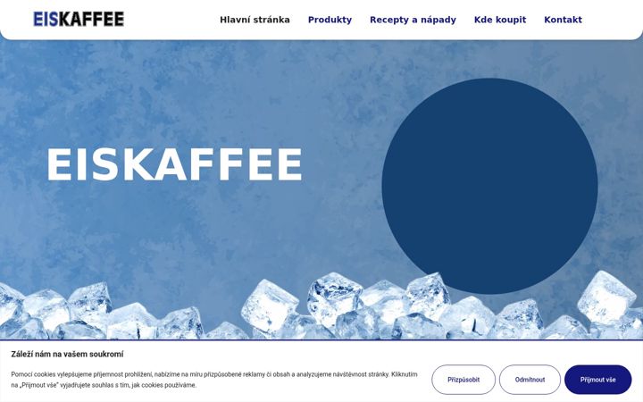 Snímek obrazovky eiskaffee.cz