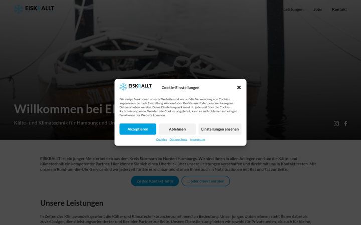 Screenshot ta' eiskrallt.de
