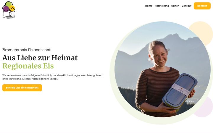 Zrzut ekranu eislandschaft.at