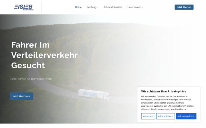 Skjámynd af eisleb-transport.de