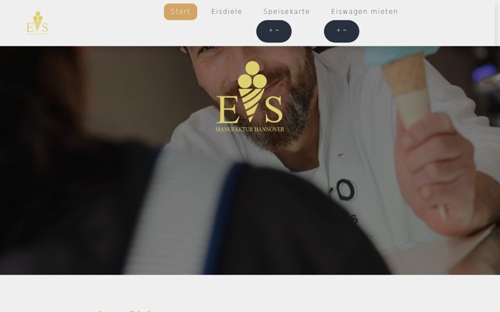Kuvakaappaus sivustosta eismanufaktur-hannover.de