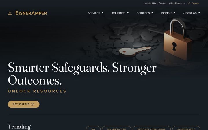 Screenshot of eisneramper.com