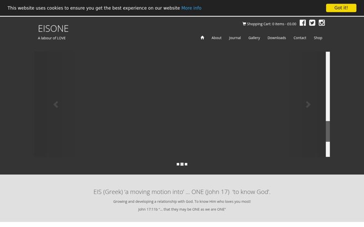 Screenshot του eisone.co.uk