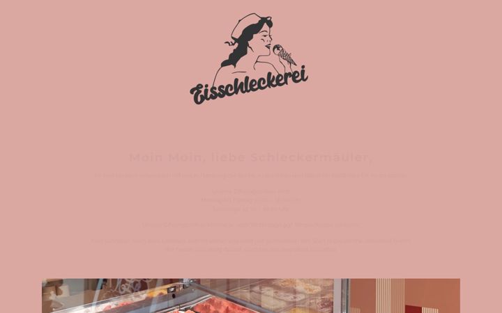 Kuvakaappaus sivustosta eisschleckerei.de