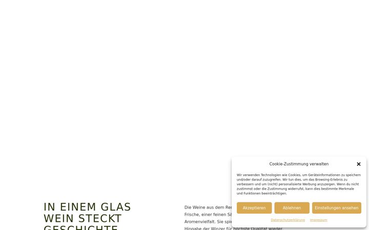 Kuvakaappaus sivustosta eissele-weingut.de