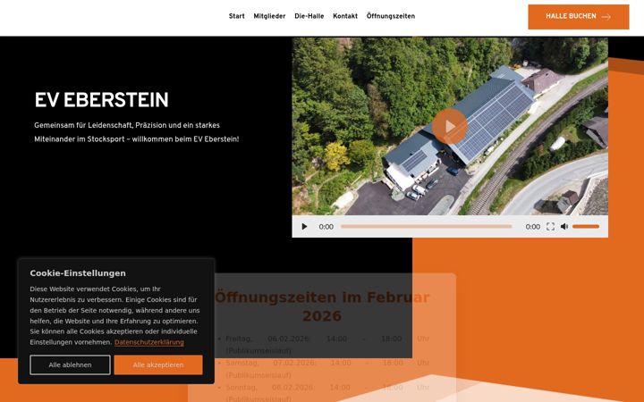Zrzut ekranu eisstocksportverein-eberstein.at