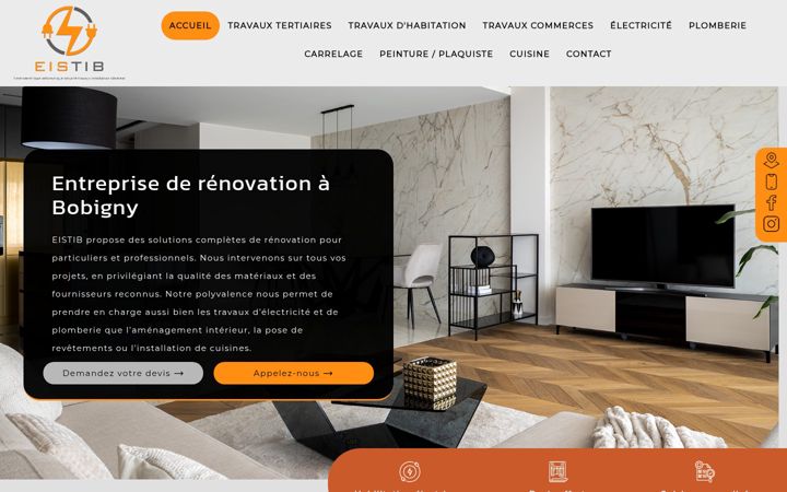 Screenshot of eistib.fr