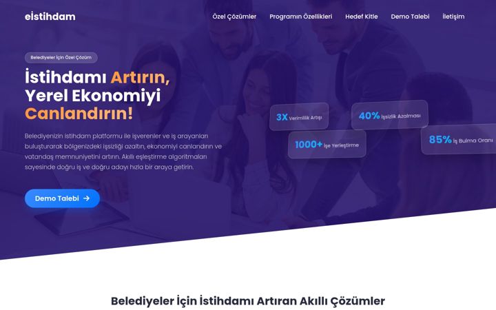 Screenshot of eistihdam.com