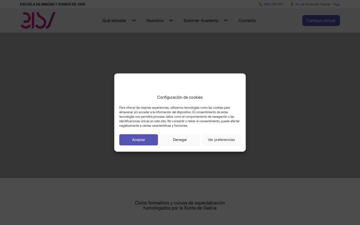 Screenshot van eisv.es