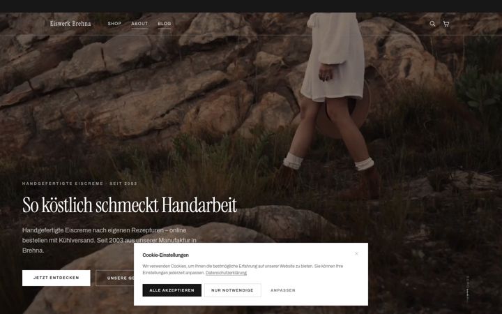 Screenshot van eiswerk-brehna.de