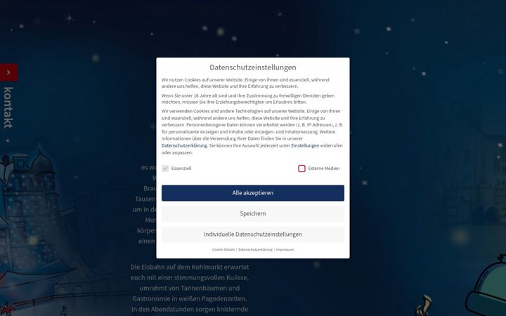 Screenshot van eiszauber-braunschweig.de