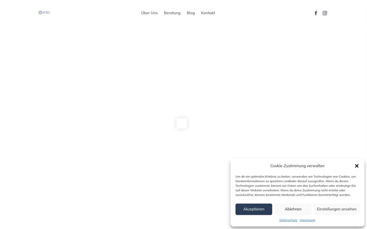 Screenshot van eitec-consulting.de