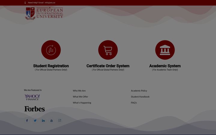 Screenshot ta' eiuoperations.net