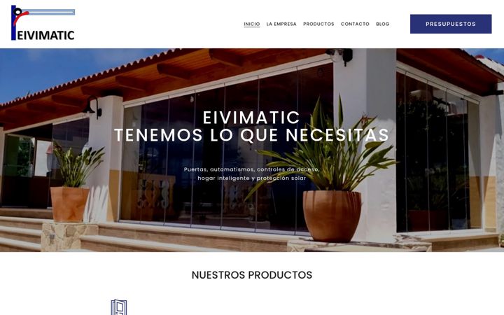 Screenshot van eivimatic.es