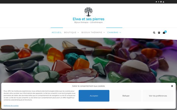 Screenshot of eiwaetsespierres.fr