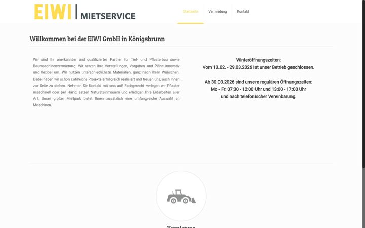 Screenshot van eiwi.de