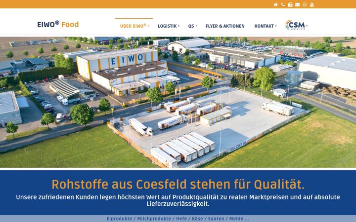 Screenshot of eiwofood.com
