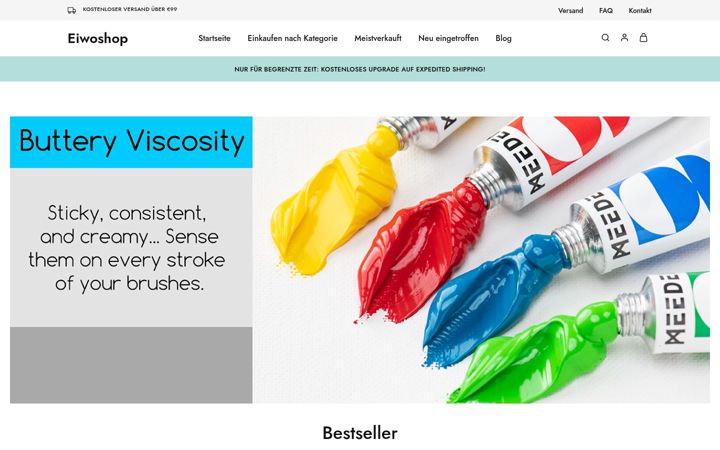 Screenshot van eiwoshop.de