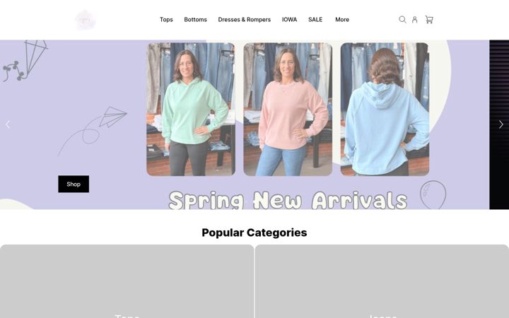 Screenshot of ejaesboutique.com