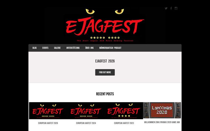 Captura de ecrã de ejagfest.de