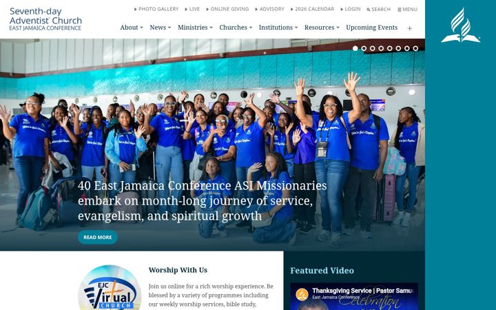 Screenshot of ejcsda.com