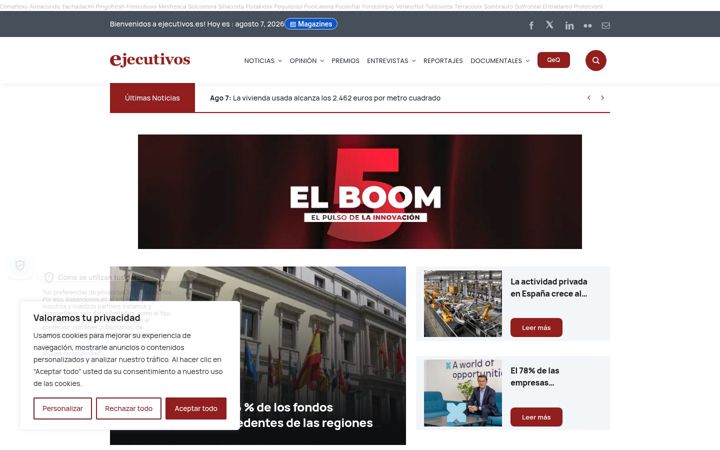 Screenshot van ejecutivos.es