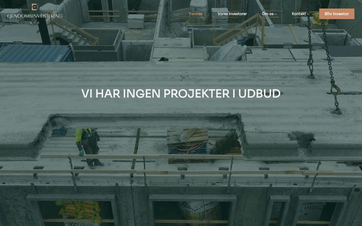 Ekraanipilt saidist ejendomsinvestering.dk