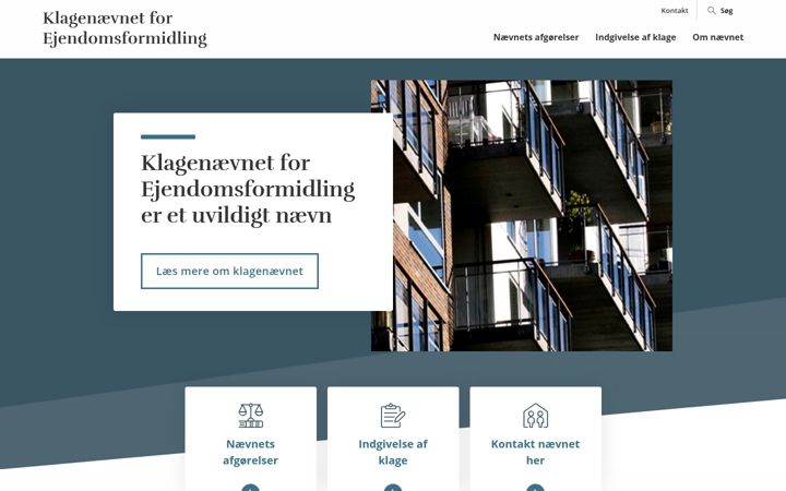 Ekraanipilt saidist ejendomsmaeglernaevnet.dk