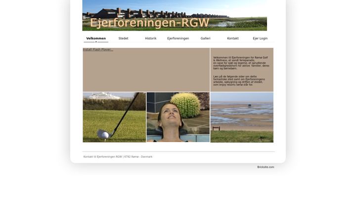 Ekraanipilt saidist ejerforeningen-rgw.dk
