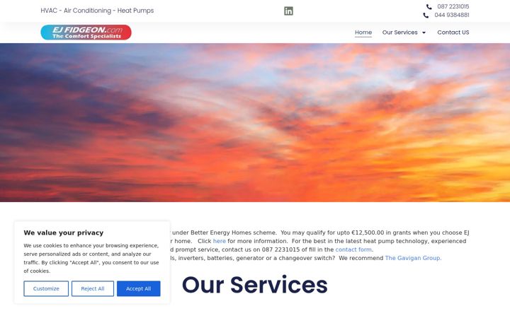 Screenshot of ejfidgeon.com