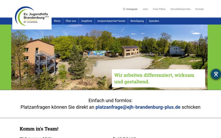 Captura de ecrã de ejh-brandenburg-plus.de