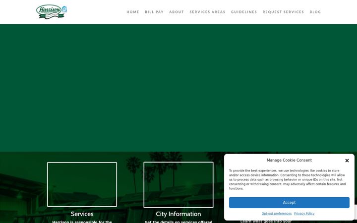 Screenshot of ejharrison.com